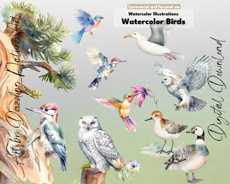 Watercolor Birds: Avian Artistry