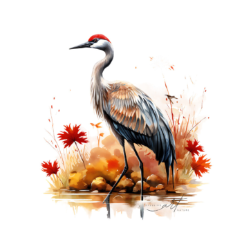 Autumn and Winter Watercolor Illustration Clipart Sets